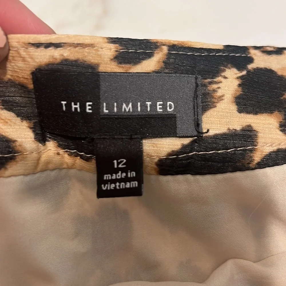 LIMITED Leopard Print Mini Skirt size 12 - Picture 4 of 8